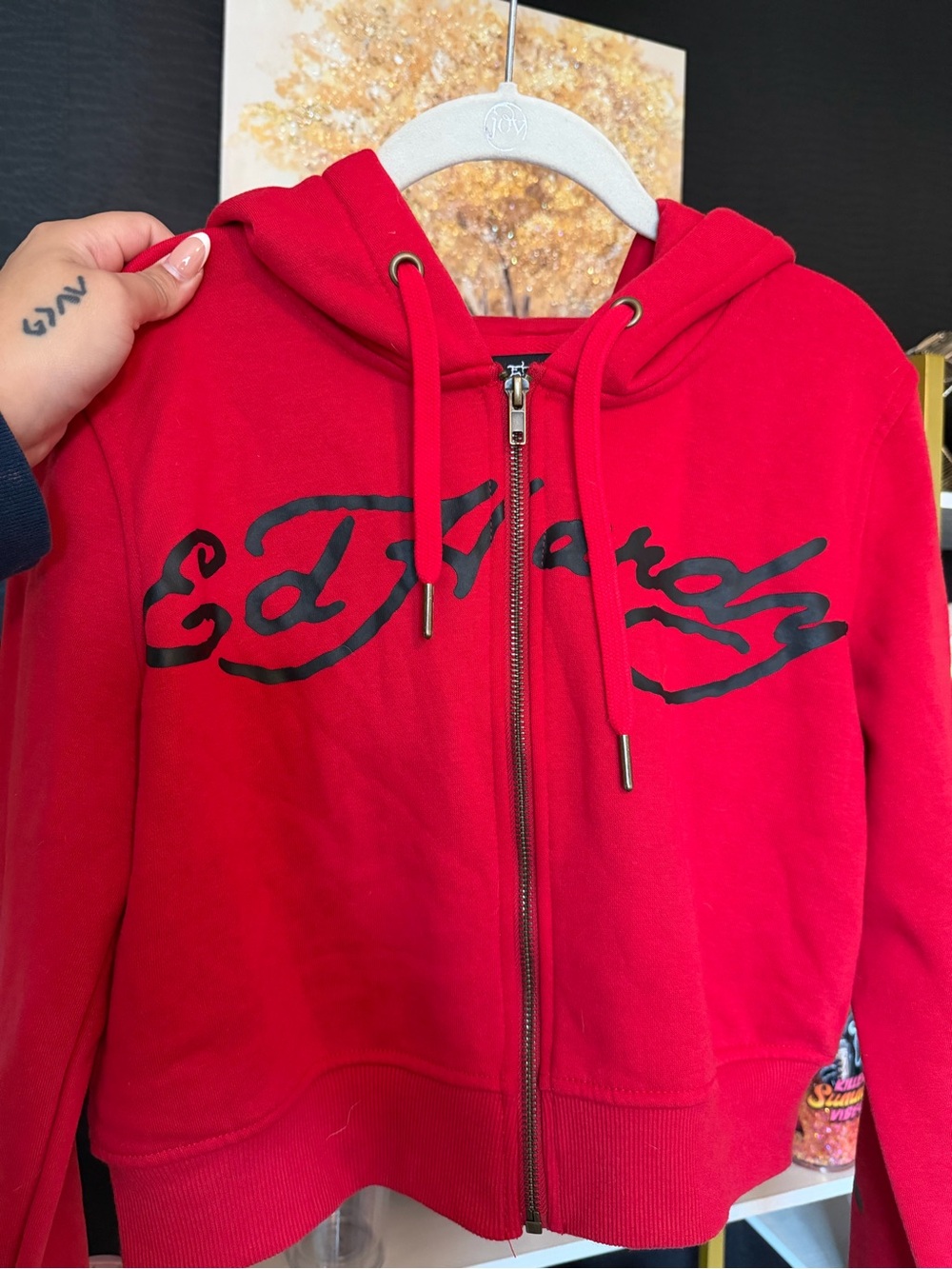 Ed Hardy Zip-Up Hoodie